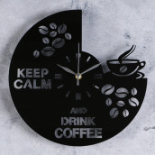 Часы Кофе (31х31х4 см)
