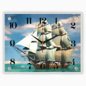 Часы Корабль (30х5х40 см)