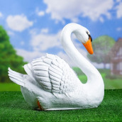 Садовая фигура Лебедь (37х25х40 см)