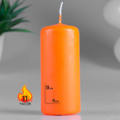 Ароматическая свеча Апельсин (4х4х9 см)