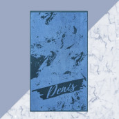Полотенце Денис цвет: синий (50х90 см)