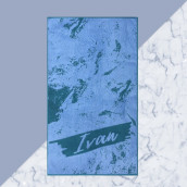 Полотенце Иван цвет: синий (50х90 см)