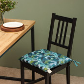 Подушка на стул Rania цвет: синий (42х42)