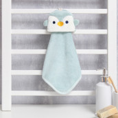 Детское полотенце Пингвинчик цвет: серый (21х39 см)