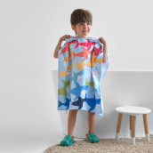 Детское полотенце Акулы цвет: голубой (60х120 см)