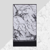 Полотенце Granite цвет: белый, черный (70х130 см)