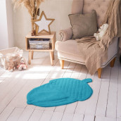 Декоративный коврик Скрэт цвет: бирюзовый (75х100 см)