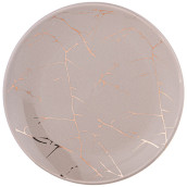 Тарелка Золотой мрамор (20х20х2 см)