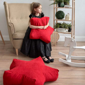 Декоративная подушка-игрушка Старс цвет: красный