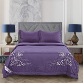 Постельное белье с одеялом Изида цвет: фиолетовый (2 сп. евро)