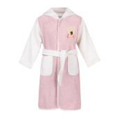 Детский банный халат Барни цвет: розовый