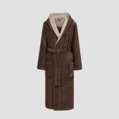 Банный халат Арт лайн цвет: коричневый, бежевый