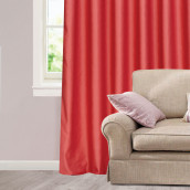 Классические шторы Dexter цвет: бордовый (200х260 см - 1 шт)
