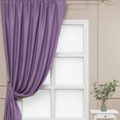 Классические шторы Neo цвет: сиреневый, фиолетовый (200х270 см - 1 шт)