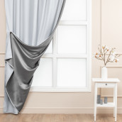 Классические шторы Neo цвет: серый (200х270 см - 1 шт)