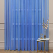 Классические шторы Pretty цвет: голубой (400х270 см - 1 шт)