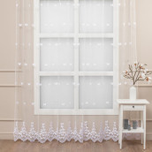 Классические шторы Alica цвет: белый (300х270 см - 1 шт)