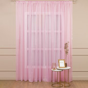 Классические шторы Ленора цвет: розовый (600х270 см - 1 шт)