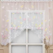 Классические шторы Daira цвет: белый (300х170 см - 1 шт)