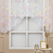 Классические шторы Daira цвет: белый (300х170 см - 1 шт)