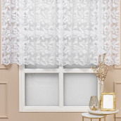 Классические шторы Пальмира цвет: белый (300х140 см - 1 шт)