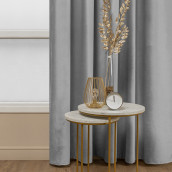 Классические шторы Rozenn цвет: серый (200х270 см - 1 шт)