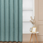 Классические шторы Marcia цвет: бирюзовый (200х270 см - 1 шт)