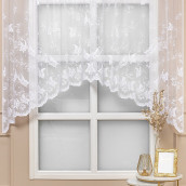 Классические шторы Rinna цвет: белый (300х170 см - 1 шт)