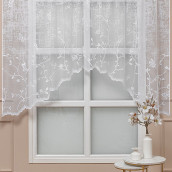 Классические шторы Ларин цвет: белый (300х170 см - 1 шт)