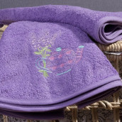 Кухонное полотенце Lavender цвет: лиловый (70х70 см)