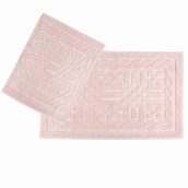 Коврик для ванной Berceste цвет: пудровый, розовый (50х60 см, 60х100 см)
