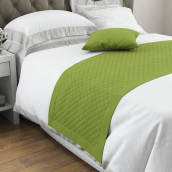 Дорожка на кровать Ибица цвет: зеленый