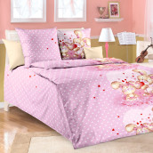 Детское постельное белье Улыбка цвет: розовый (1.5 сп)