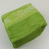 Полотенце Ромашка цвет: зеленый (50х90 см)