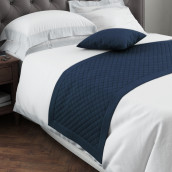 Дорожка на кровать Каспиан цвет: синий
