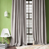 Классические шторы Бадди цвет: серый