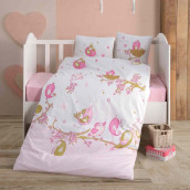 Детское постельное белье Singer Birds цвет: розовый (для новорожденных)