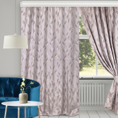 Классические шторы Вирджин цвет: серый (180х270 см - 2 шт)