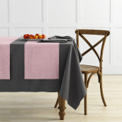 Дорожка на стол Ибица цвет: розовый (43х140 см - 4 шт)