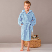 Детский банный халат Krummer цвет: голубой
