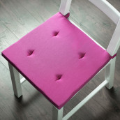 Подушка на стул Билли цвет: фуксия (37х42 (2 шт))