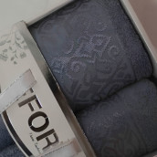 Полотенце Premium цвет: серый (50х90 см,70х140 см)