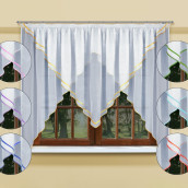 Классические шторы Berta цвет: белый (300х170 см - 1 шт)