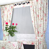 Классические шторы Kristel цвет: белый (150х250 см - 2 шт)