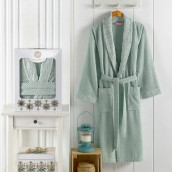 Банный халат Zenit цвет: зеленый