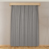 Классические шторы Augusta цвет: серый (150х270 см - 2 шт)