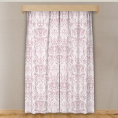 Классические шторы Lana цвет: розовый (200х270 см - 2 шт)