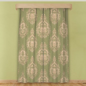 Классические шторы Hadise цвет: зеленый