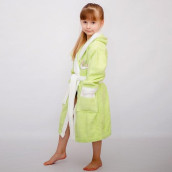 Детский банный халат Whitaker цвет: зеленый