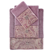 Набор из 3 полотенец Vance цвет: фиолетовый (30х50 см, 50х100 см, 75х150 см)